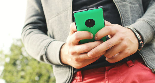 Web SMS web banking and other mobile solutions usage