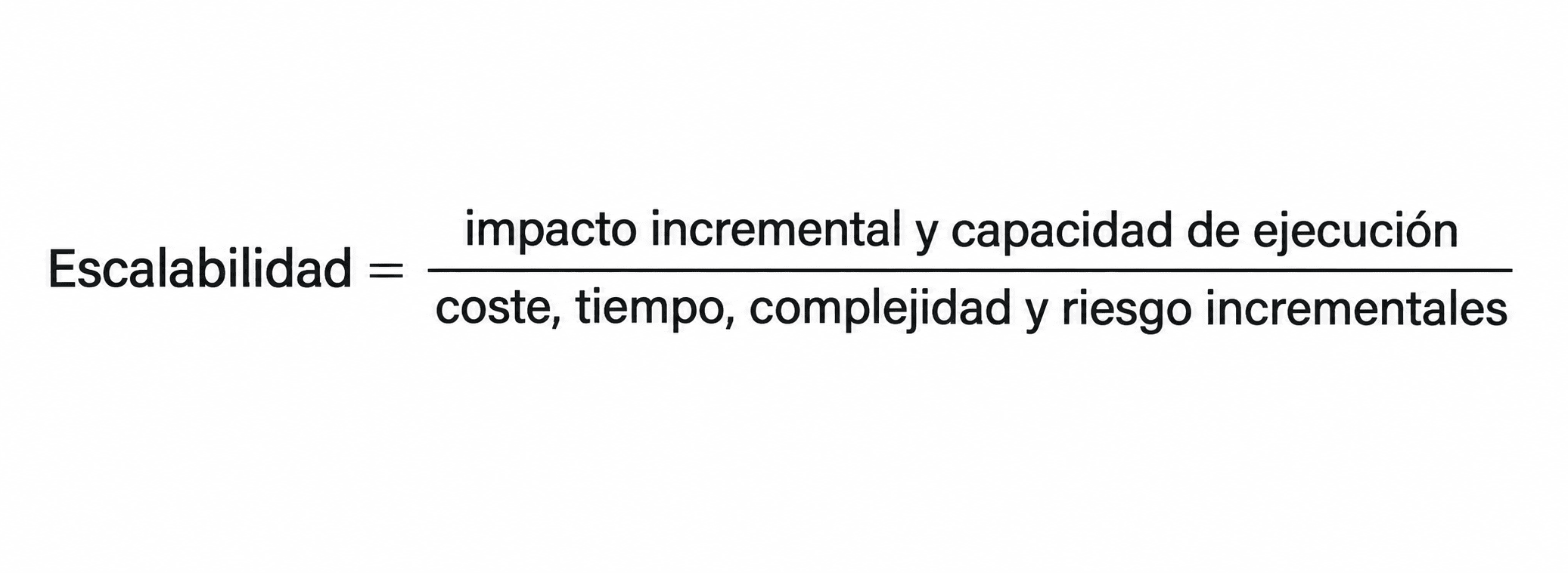 Escalabilidad tedexis